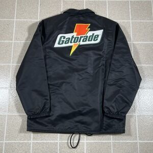 Nike Air Jordan Coaches Black Jacket LIKE MIKE GATORADE Sz L Large AJ1177-010